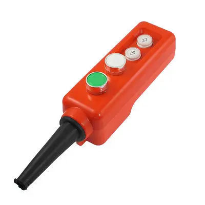 

Hoist Green White Cap 1NO 1NC Momentary Pushbutton Switch 660V 10A