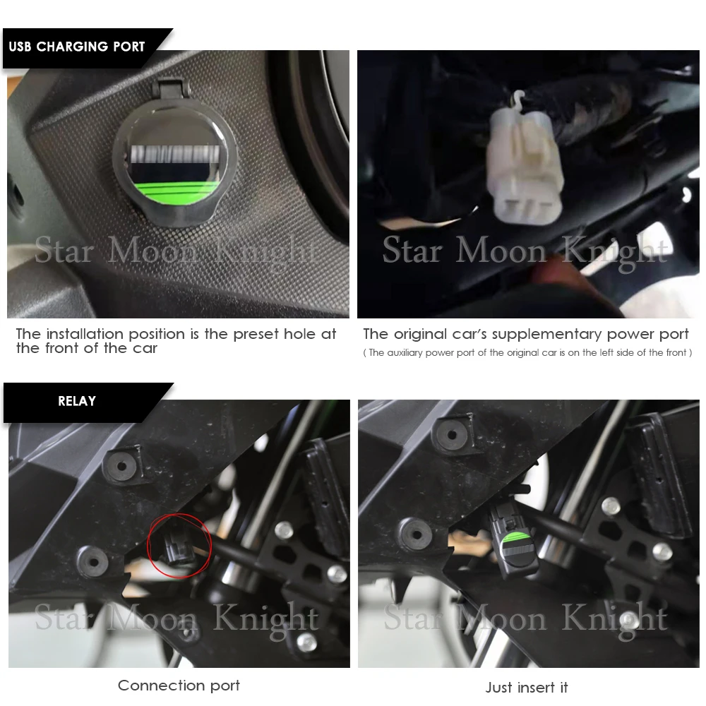Для Kawasaki VERSYS X 300 X300 x 12V 30A мотоциклетный двойной USB интерфейс цифровой дисплей