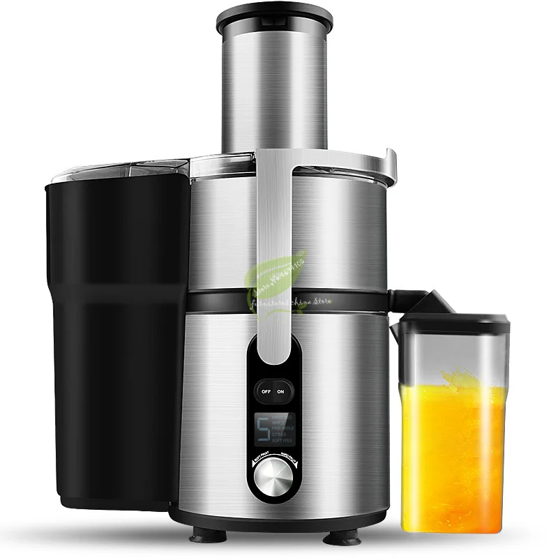 

Commercial High Power Fruit Vegetable Ginger Sugar Cane Juicer Milk Tea Shop Mute Household Large Caliber Juice Separation
