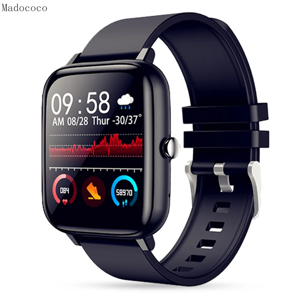 Custom Dial Smart Watch Bluetooth Call Heart Rate Monitor Fitness Tracker Women Men Waterproof Smartwatch For Android IOS