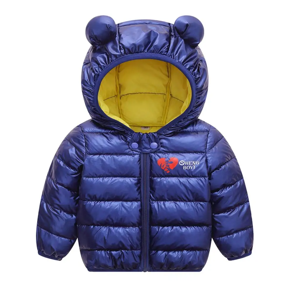 Winterjassen в детском саду с капюшоном с подкладкой Jas Voor Baby Jongens Meisjes Winterjas в детском саду Bokep Baby Jas 10 - Цвет: Синий