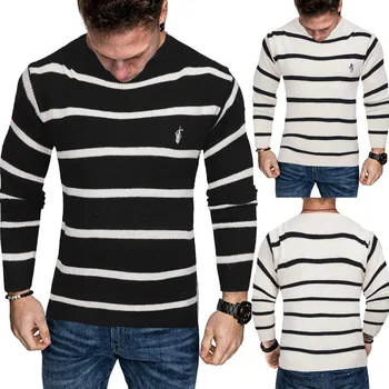 

Top Blouse Men's Fashion Autumn And Winter Sweaters Simple Design Casual Sweater SweaterCoats Male Warm Slim Fit Pullovers