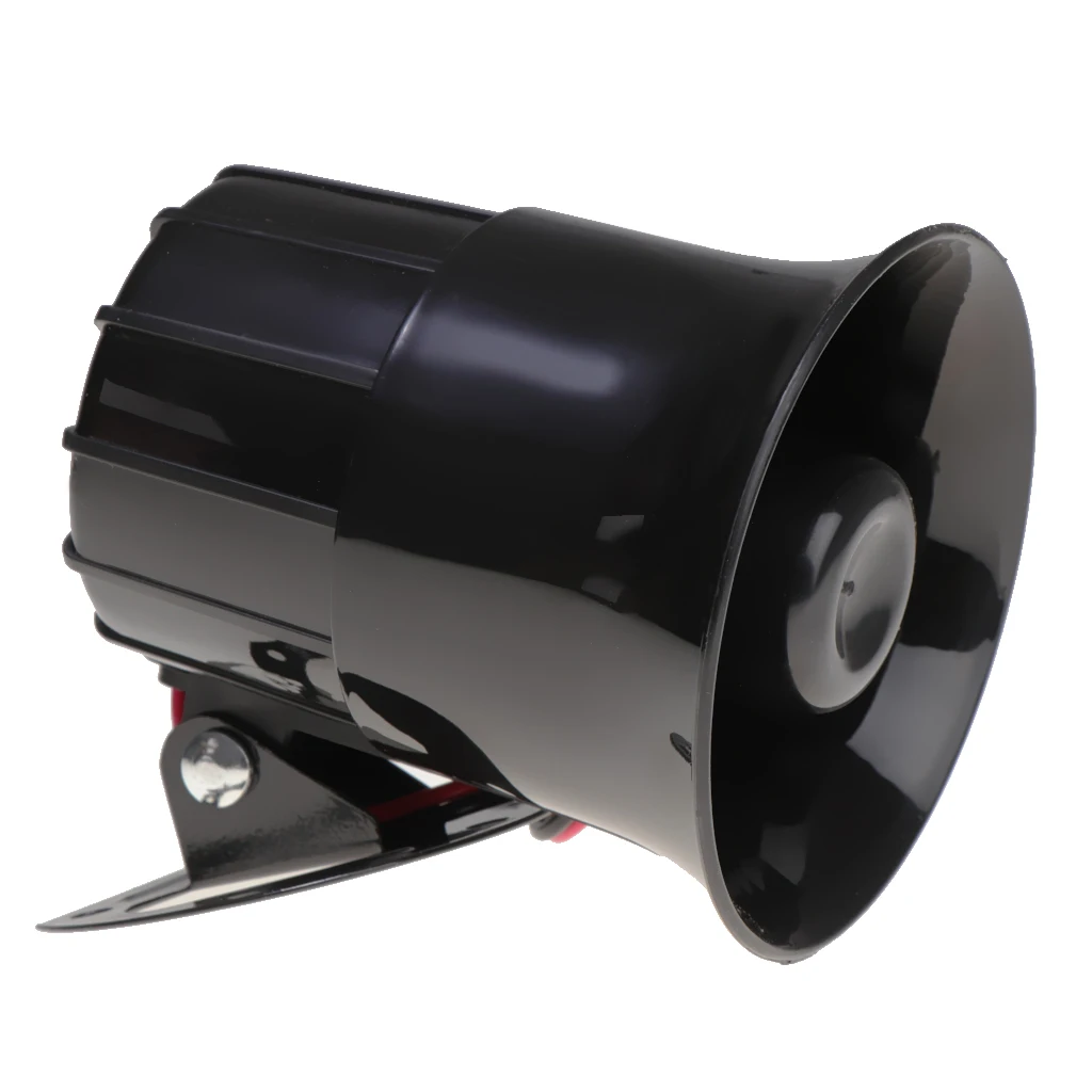 Car Motor Van Truck Boat Alarm Loud Speaker Siren Horn 20W 12V 6 Sound 110dB