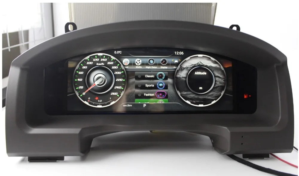 For Toyota Land Cruiser 200 J200 LC200 Instrument Panel Replacement LED Dashboard Entertainment Intelligent System Android touch
