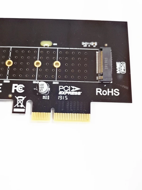 M ключ NGFF SSD адаптер карта NVME M.2 к PCIE3.0X4 высокоскоростная карта расширения m.2 карта расширения 1 шт