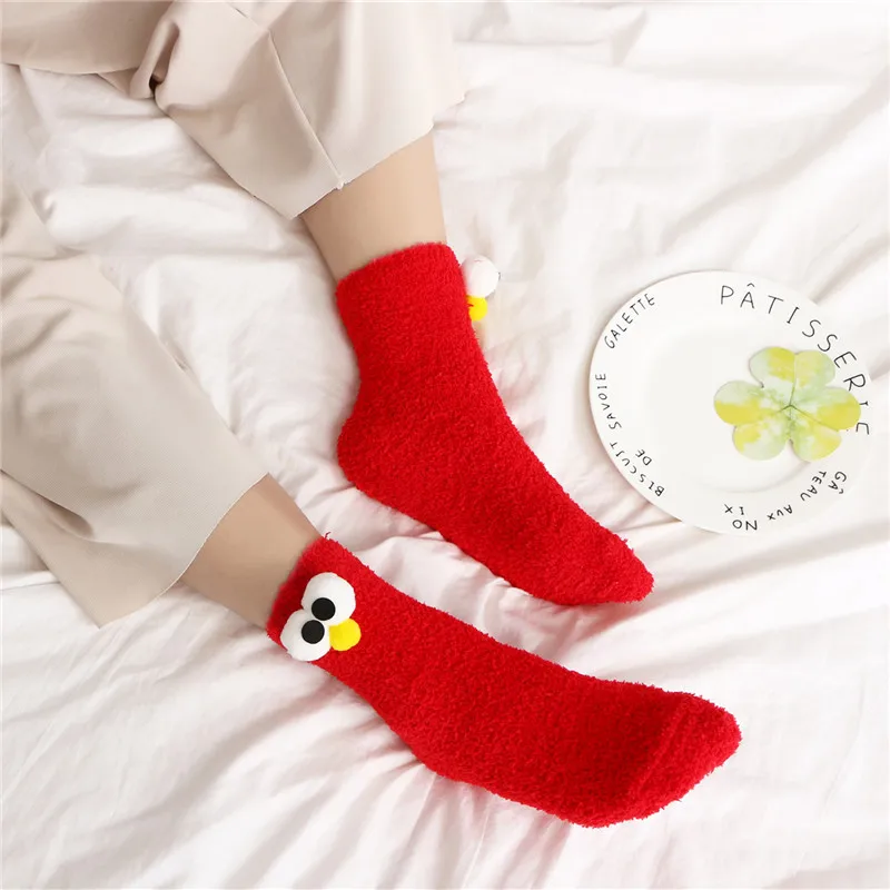 KingDeng прикольные носки женские хлопок харадзюку смешные носки женские теплые сапоги чулки модные Носки в клетку Funny Socks