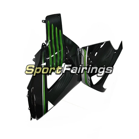 Панели литья под давлением для KAWASAKI ZX-14R ZX14R для детей возрастом 12, 13, 14, 15, 16 ZZR1400 ZX 14R 2012 2013 тела зимняя Рабочая обувь Цвет: черный зеленый обтекатель