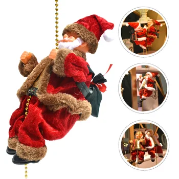 

1 Pc Electric Climbing Santa Clause Kids Toy Party Ornament(Without Battery)