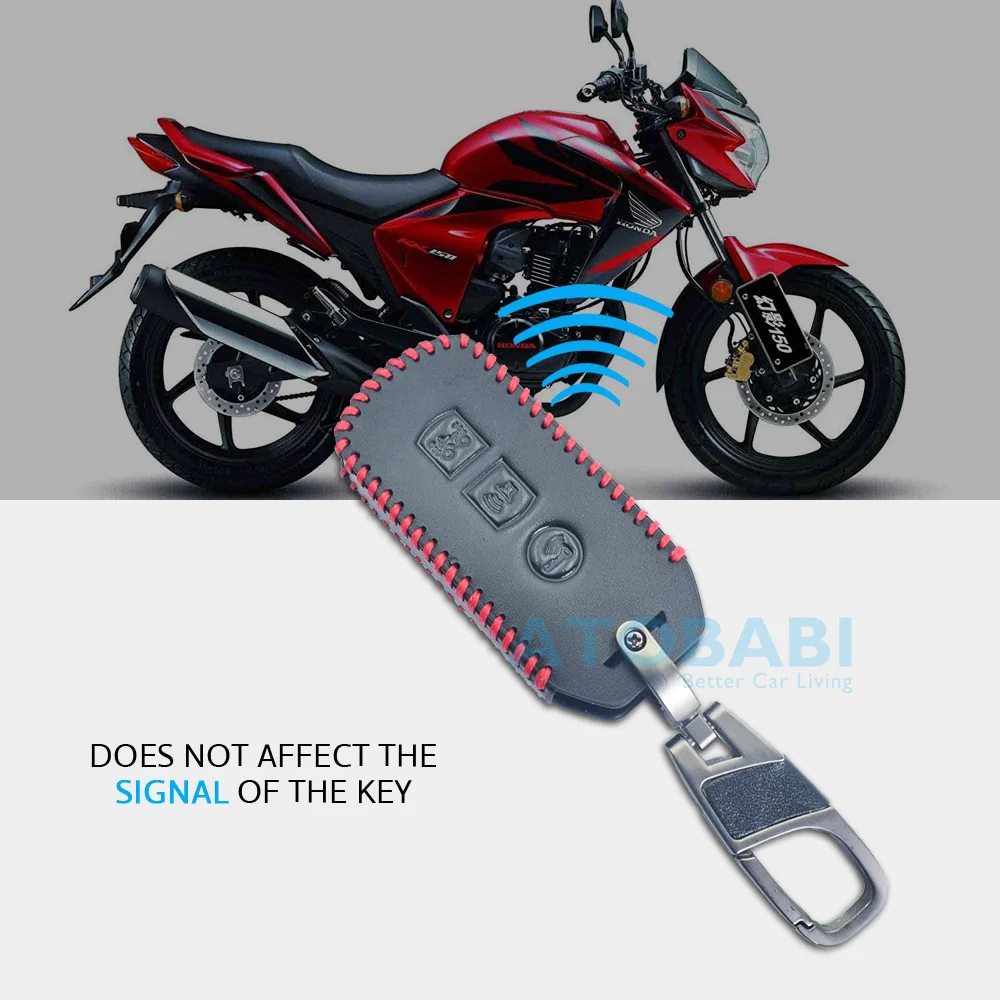 Leather Car Key Case For Honda PCX SH 125 150 2016 2017 2018 2019 