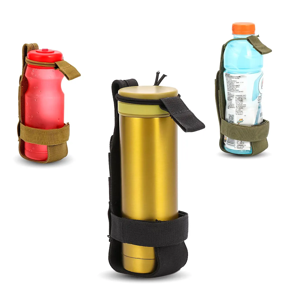 Открытый Чехол для бутылки воды Molle, держатель для столовой, поясная сумка, тактический Чехол для бутылки воды, военный охотничий чехол
