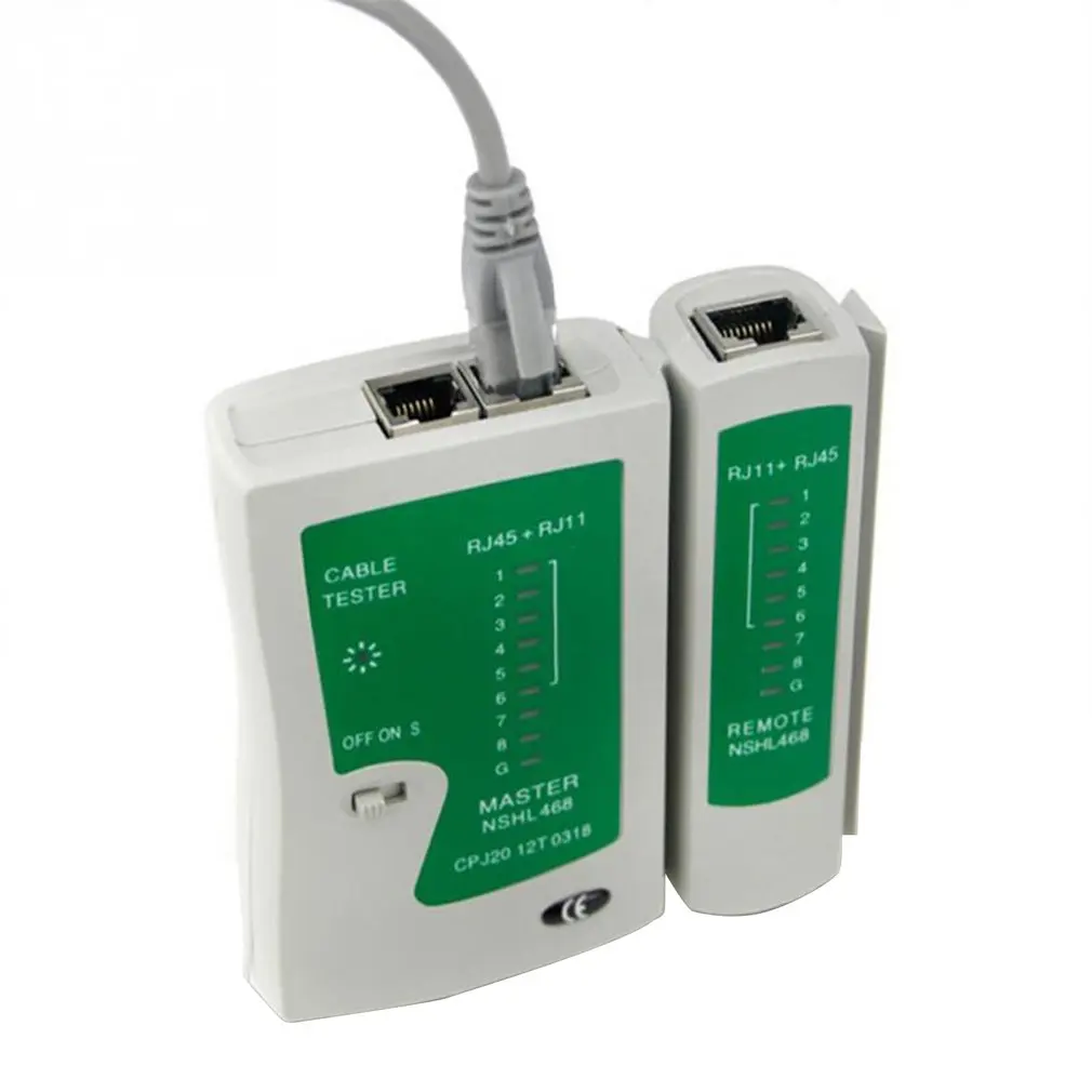 Premium Network Cable Tester RJ45 RJ11 RJ12 CAT5 UTP LAN Cable Tester Detector remote test tools high quality