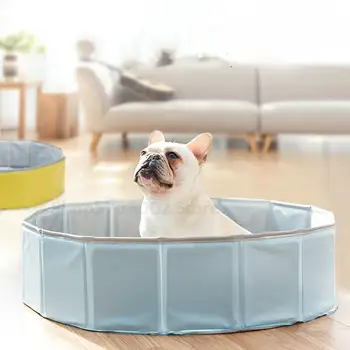 

Pet Portable Foldable Dog and Cat Swimming Pool Bathtub Big Bath Pet for Medium sized large dog swimming bath supplies