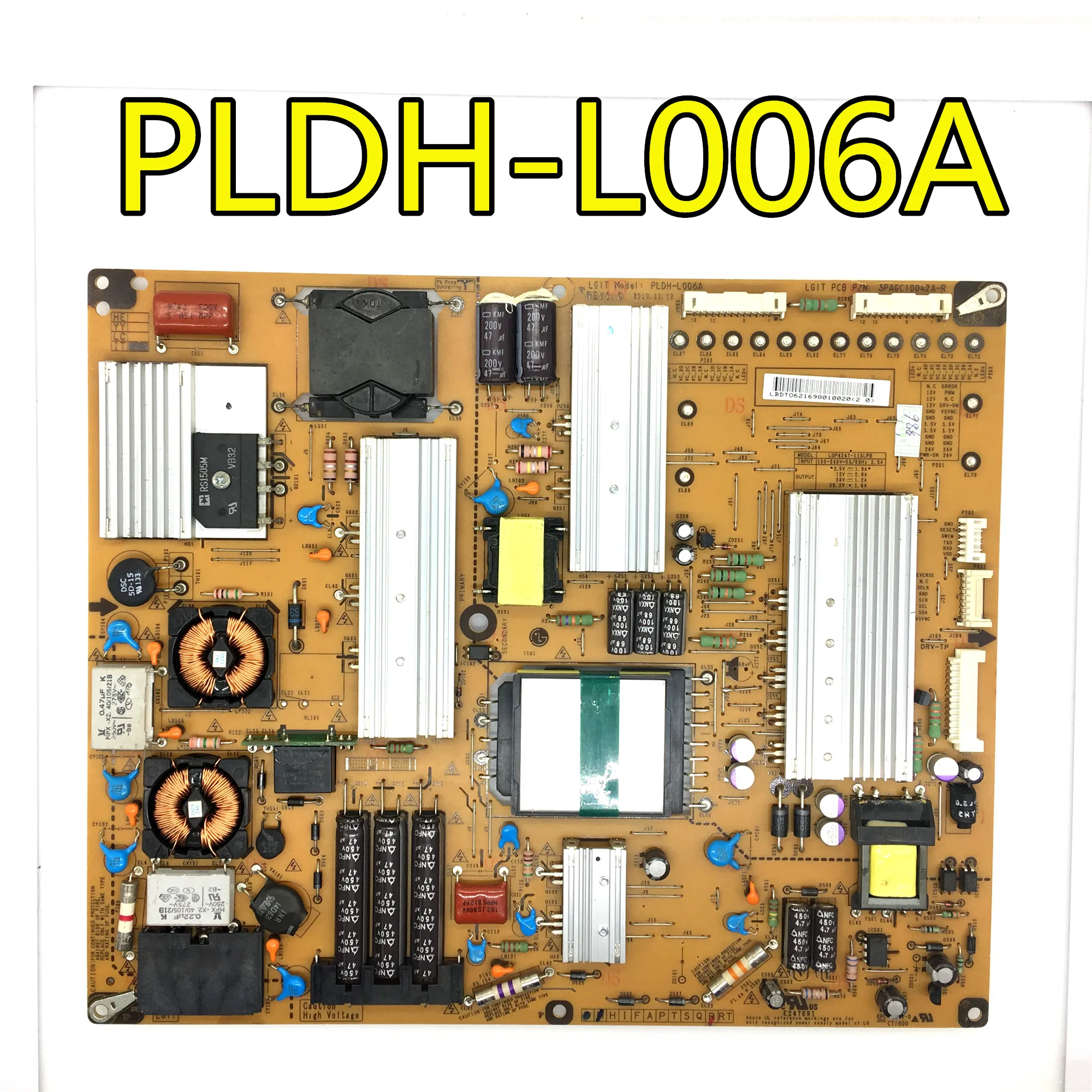 100% тесты работы для LG LGP4247-11SLPB PLDH-L006A REV1.0 47LW5500 47LW4500 ЖК-дисплей светодиодный питание телевизора доска