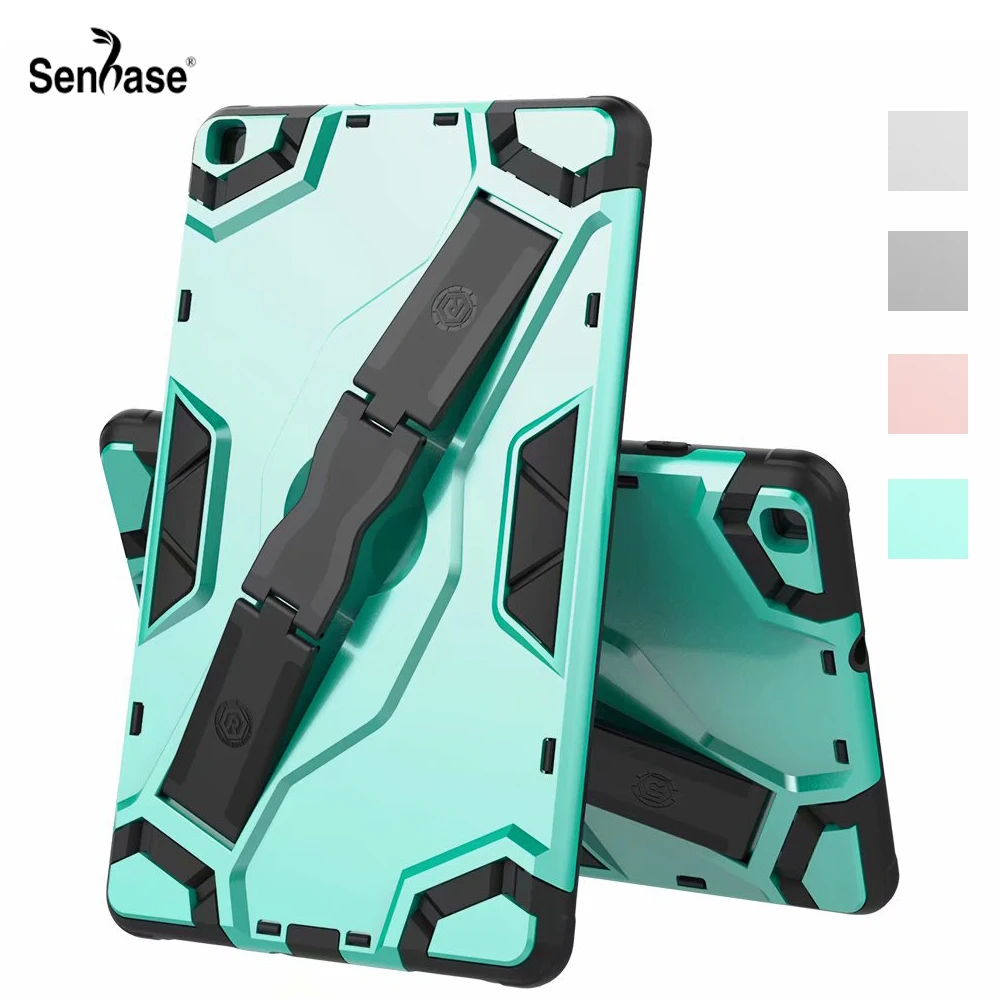

Shockproof Armor TPU+PC Portable Hand Strap Stand Tablet Cover For Samsung Galaxy Tab A 8.0 2019 SM-T290 SM-T295 T290 T295 Case