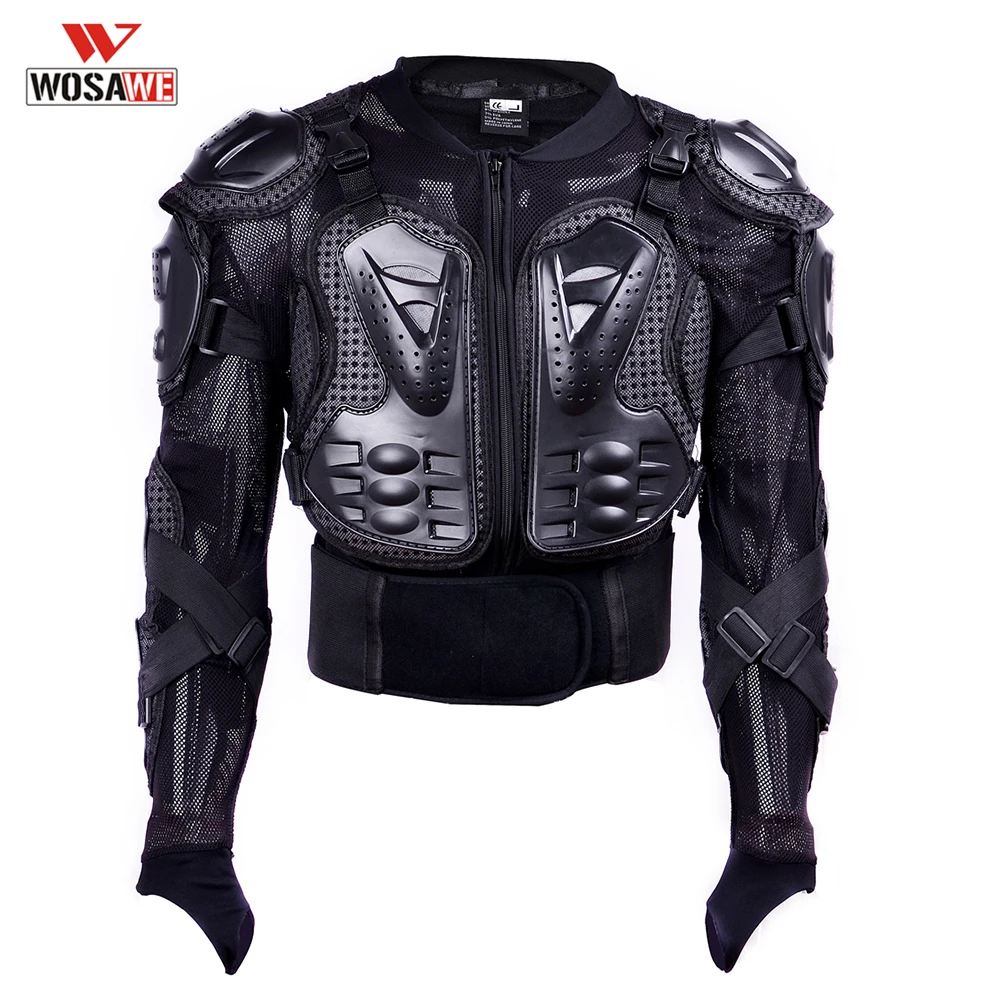 Motorcycyle Armor Jacket Full Body Protector Armor Vest Skiing Motobike Safety Jacket Back Shoulder Protector Gear Armor Girder