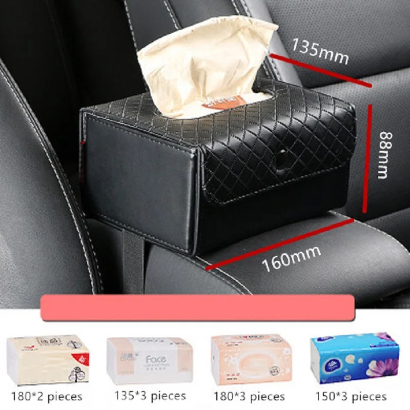 Складная автомобильная коробка для бумажных салфеток для peugeot 307 Opel Astra H Nissan Toyota Camry Corolla украшение для автомобиля