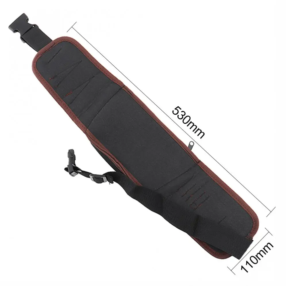 Multifunctional Durable Waterproof Waist Tool Bag with 8 Holes and Electric Drill Pocket for Home / Industrial Maintenance
