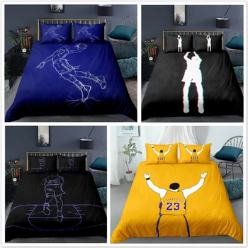 

Bedding Set 3D Basketball star forever stubborn man hero of Los Angeles 3pc King Queen full soft Duvet Cover Sets Pillowcase