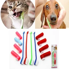 Горячая Распродажа зубная щетка для домашних животных, кошек, собак, уход за зубами, зубная щетка для чистки рта, гигиеническая зубная щетка, крепкая зубная пластиковая длинная щетка