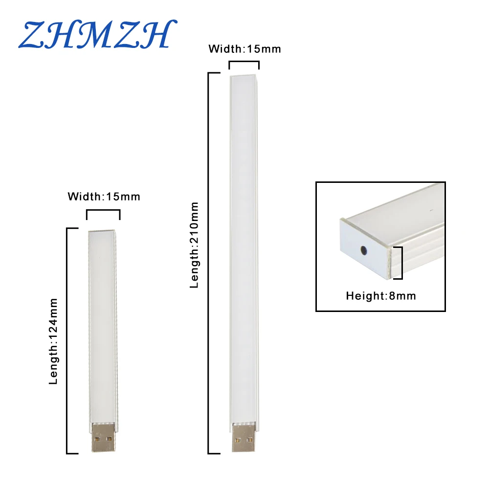 ZHMZH Portable Convenient LED Full Spectrum Phyto Growth Lamp LED Plant Growing Lamp USB Red Blue Hydroponic Grow Light