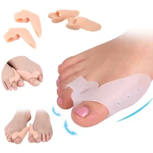 

1-5Pair Big Toe Separators Bone Thumb Bunion Corrector Silicone Gel Finger Straightener Toe Separators Foot Care Pedicure Tools