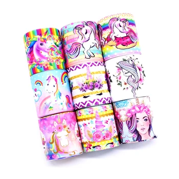 

Free shipping 2019 new arrival ribbons Hair Accessories ribbon 10 yards printed grosgrain ribbons 33656