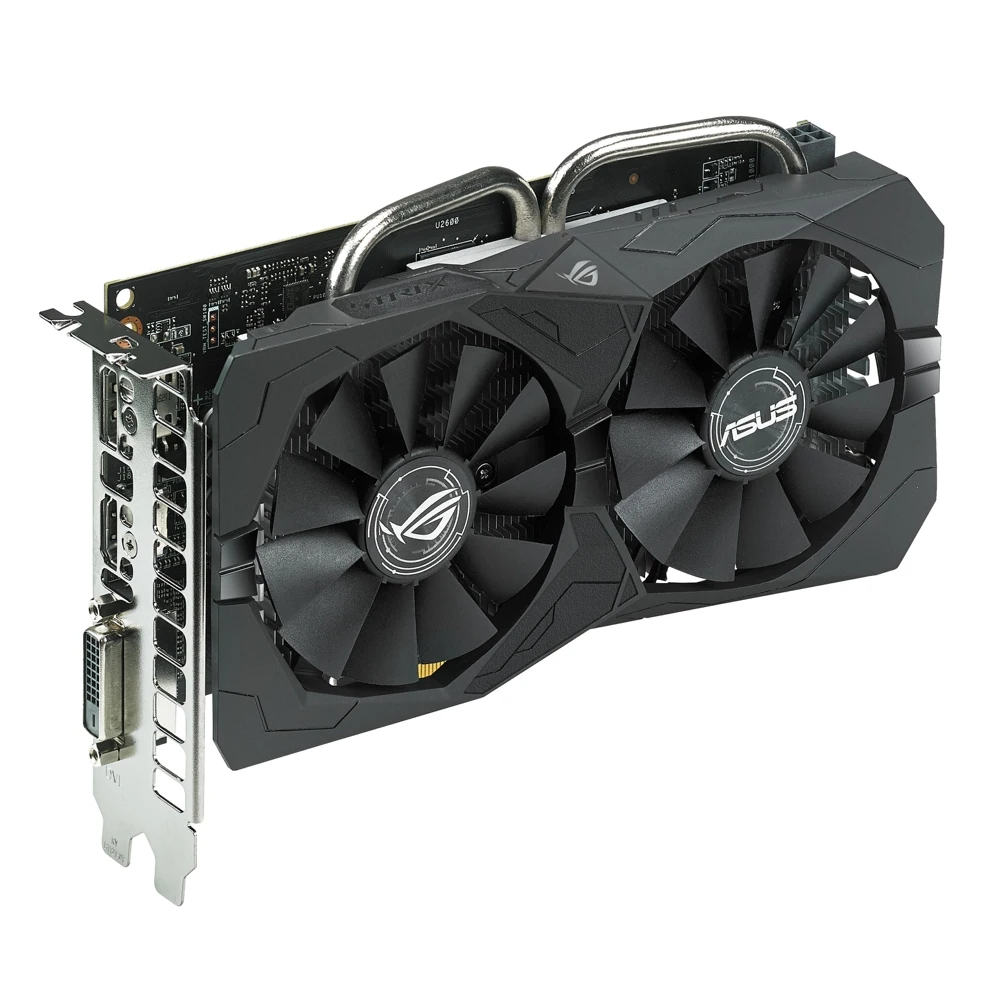 Видеокарта Asus PCI-E ROG-STRIX-RX560-O4G-GAMING AMD RX560 4096Mb 128b GDDR5 1326/7000 DVIx1/HDMIx1/