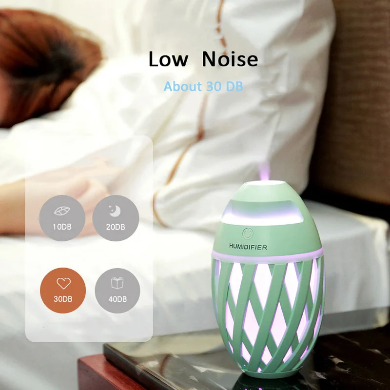 320ML Rugby Air Humidifier For Home Aroma Oil Essential Diffuser Mist Maker LED Light Ultrasonic Humidifiers Air Freshener