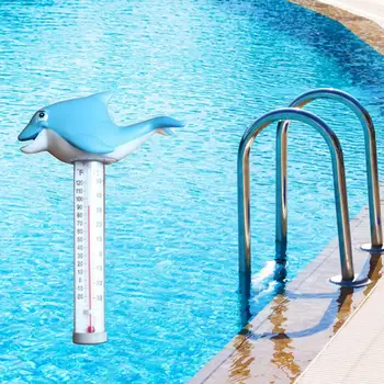 

NEW Cartoon Fish Shape Floating Pool Thermometer with Clear Display Temperature Monitor Device for Swimming Pool Aquarium SPA