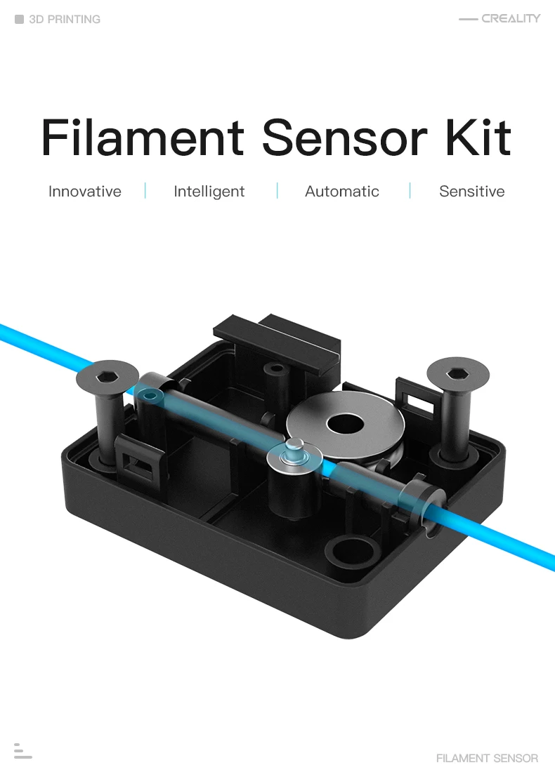 

Original CREALITY 3D Ender-3 Pro Ender 3 V2/CR-6 SE/Max Filament Sensor Material Detection Module Kit Filament Run Out Sensor