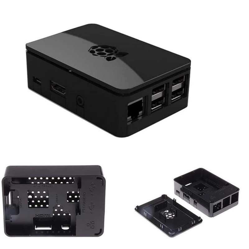 Для Raspberry Pi чехол с Алюминий радиатора Защитный Чехол Коробка для 3 Model B + плюс PI /