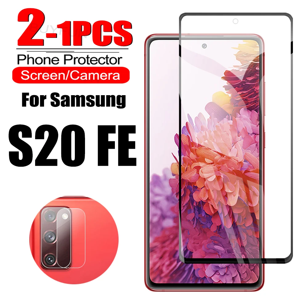 1-2 шт. закаленное стекло для защиты экрана Samsung S20 FE 4G 5G взрывозащищенное Защитное