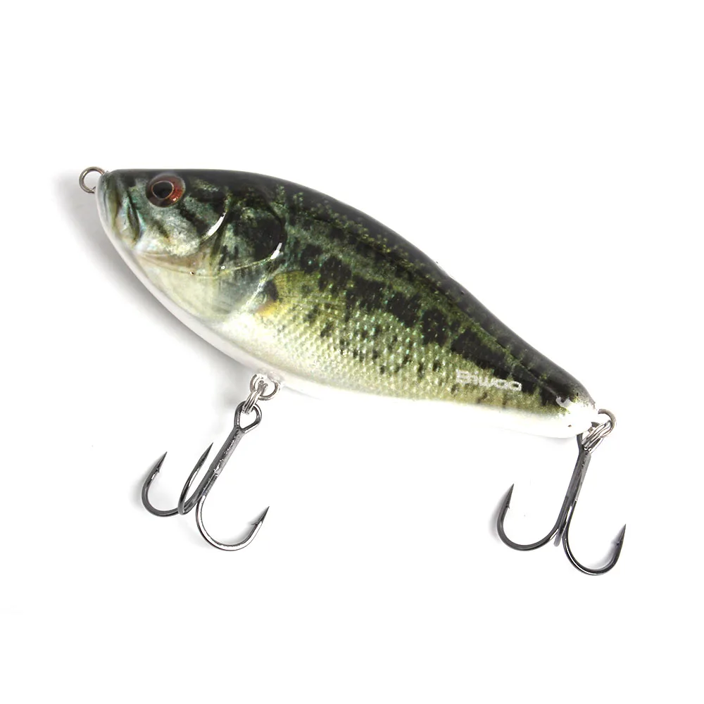 BIWAA RAFFAL 5 '飚 мм 75 г моноблок тонущий Swimbait bigbait Рыбацкая приманка glider планер Щука