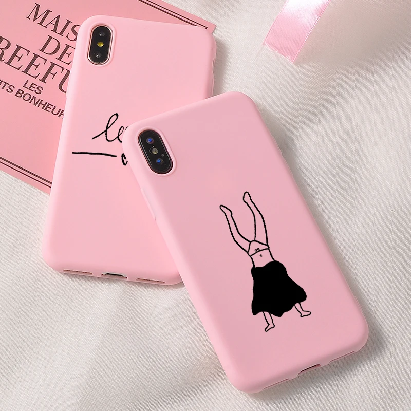 Модный чехол для IPhone 8 7 Plus SE 2020 XR XS X iPhone 11 12 Pro MAX 10 силиконовый | Мобильные телефоны