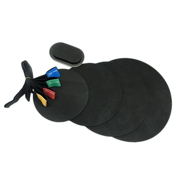 

9Pcs Drum Practice Pads Drum Mute Pak Volume Reduction Without Drastically Altering Drums' Feel
