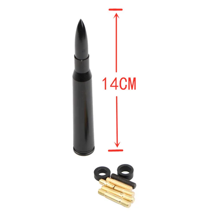 Car Modified Universal Antenna Car Modification Parts Car Cool Modified Bullet Antenna Car Universal Antenna