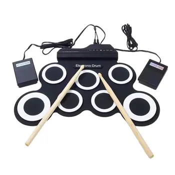 

Electronic Drum Set /7 Electronic Drum /7 Tone /8 Demo Song/ 7 Drum Pads Metronome Function /External Instrument Input Available