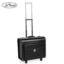 Чемодан на колесиках для мужчин и женщин, из ПУ кожи Чемодан на колесиках для мужчин и женщин, из ПУ кожи