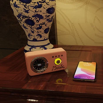 

Travel Support TF Card Office 5W Electronic USB Rechargeable Compact FM Radio Multifunction Bedroom Portable Bluetooth Speaker