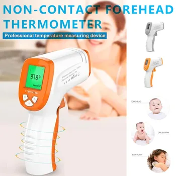 

2020 Forehead Thermometer Non Contact Infrared Non-Contact Digital Body Temporal Thermometro Body Temperature Fever Children