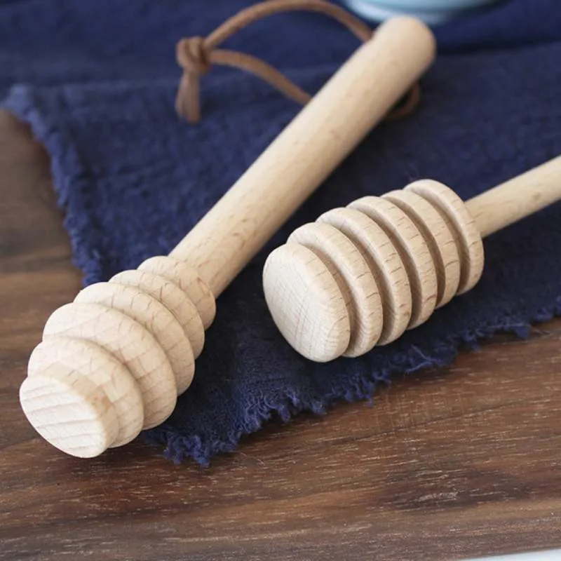 Long Handle Beech Wood Stir Stick Honey Dipper Stick Long Handle Honey Stick Honey Stick Solid Wood Stir Bar