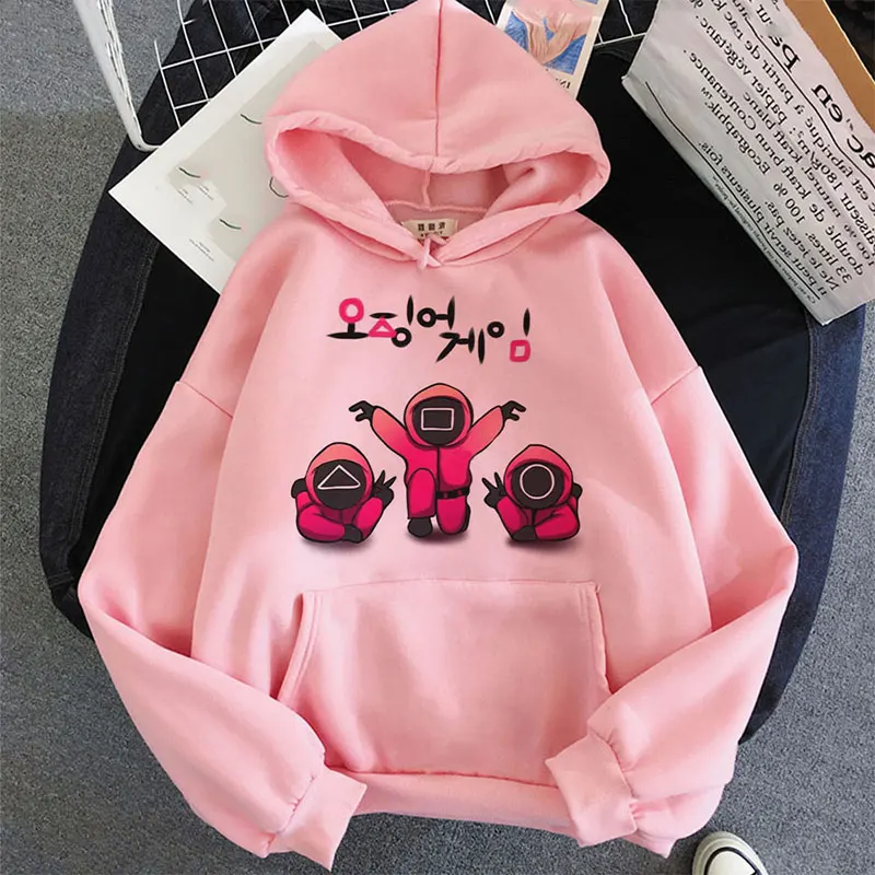 Женская Повседневная флисовая толстовка с капюшоном и принтом | одежда