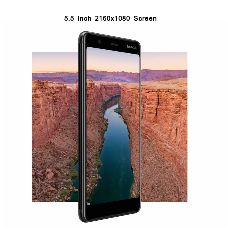 Смартфон Nokia 5,1 4G Android с глобальной версией, 3 ГБ, 32 ГБ, 5,5 дюйма, ips дисплей, 16 МП, камера 8 Мп, Восьмиядерный мобильный телефон MT6755S