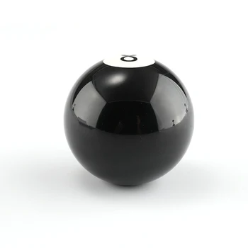 

Car Acrylic No. 8 Billiards Gear Shift Knob Shifter Lever Head Black Car Accessories