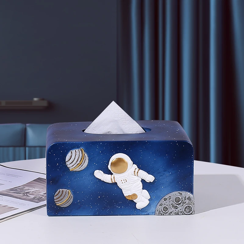 

Fashion cartoon travel the universe tissue box Creative space dream theme living room children's room tissue boxs