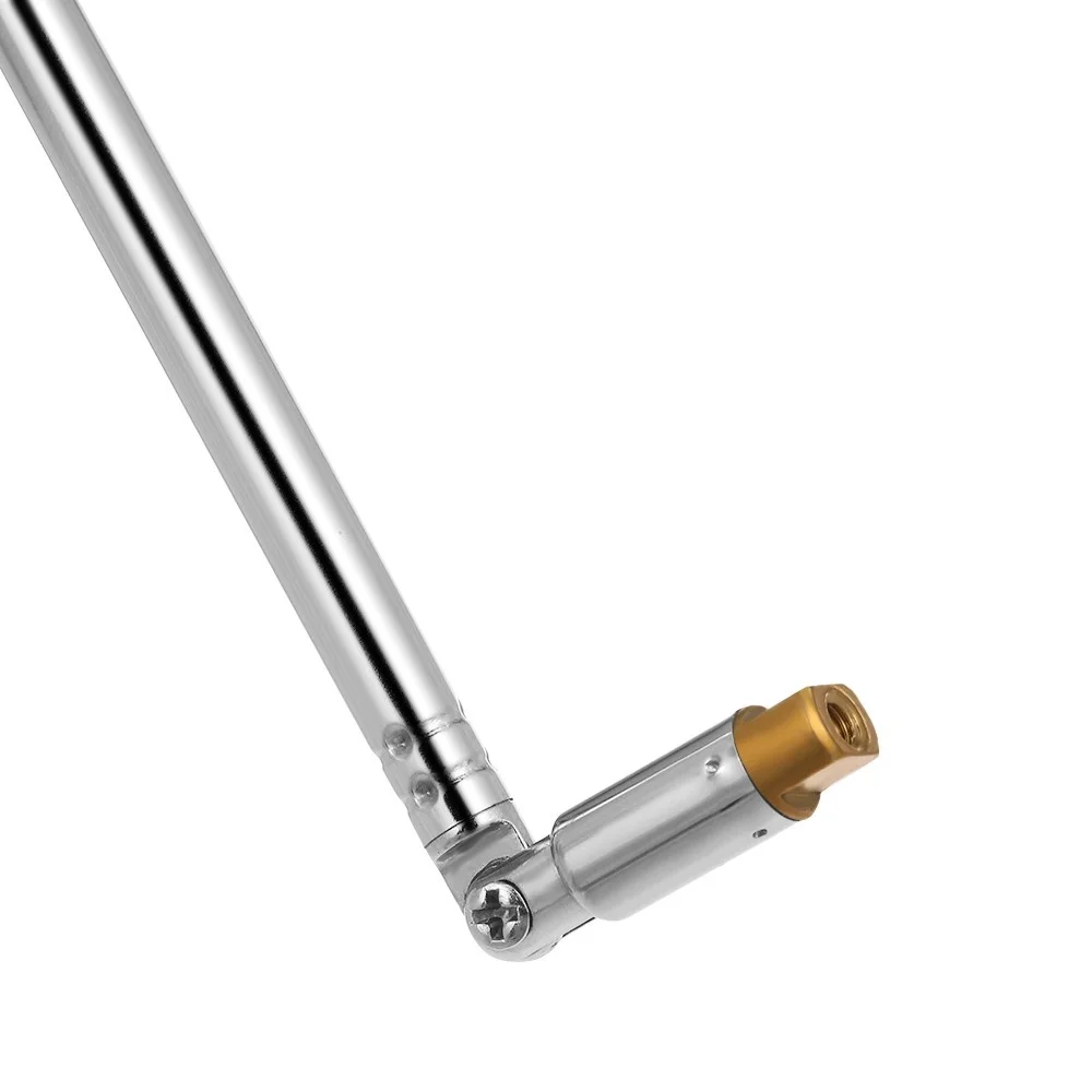 Telescopic FM Radio Antenna 4 Sections Antenna 360° Rotatable