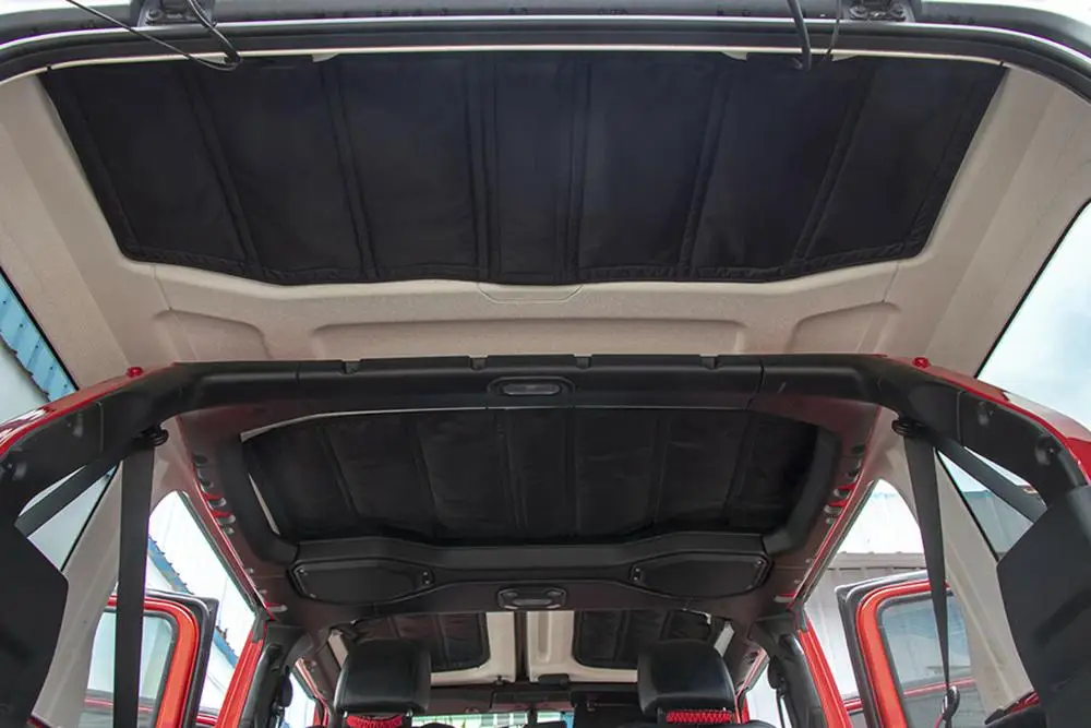 Чуан Цянь автомобильные аксессуары Hardtop звук и теплоизоляция хлопок колодки комплект 4 двери для Jeep Wrangler JL JLU