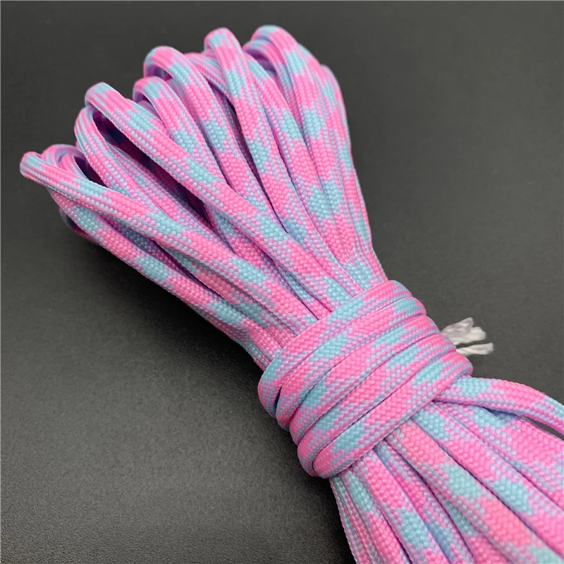 4MM High Quality 5/10/20/30m Survival Paracord Luminous Rope Camping Glow  Paracord 7 Strand Lanyard 550lb Rope Outdoor Rope