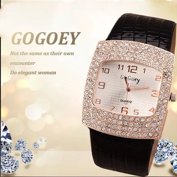 

Gold Rectangle Women Watches Luxury Brand Female Wrist Watches For Women Girl Fashion Quartz Watch Unisex Clock Reloj Mujer