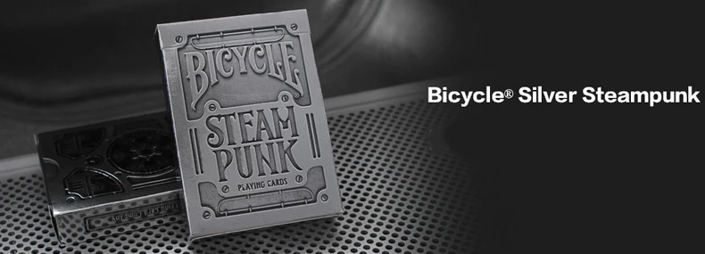 1 палубные велосипедные карты серебристого цвета в стиле стимпанк, T11, велосипедные игральные карты, обычные велосипедные палубные карты для езды на велосипеде, магический трюк, магический реквизит